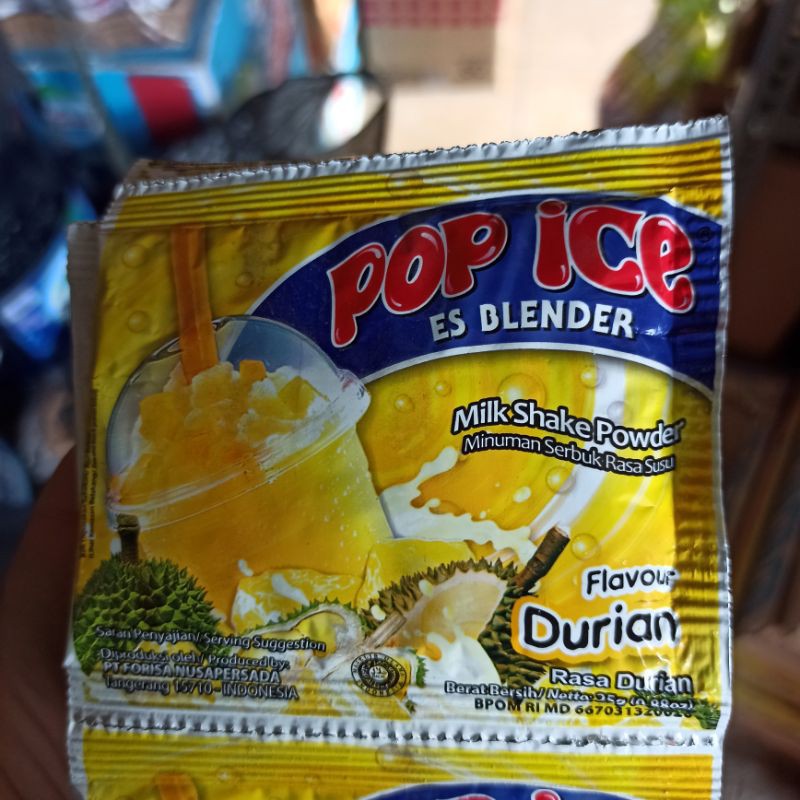 

Minuman Bubuk Pop Ice Rasa Durian