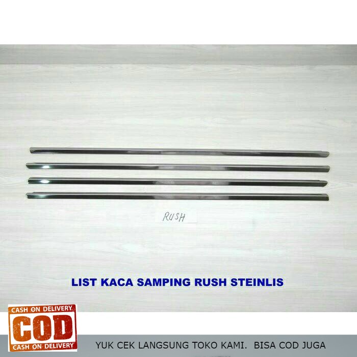list kaca samping/windo liner rush/terios Aksesoris Mobil