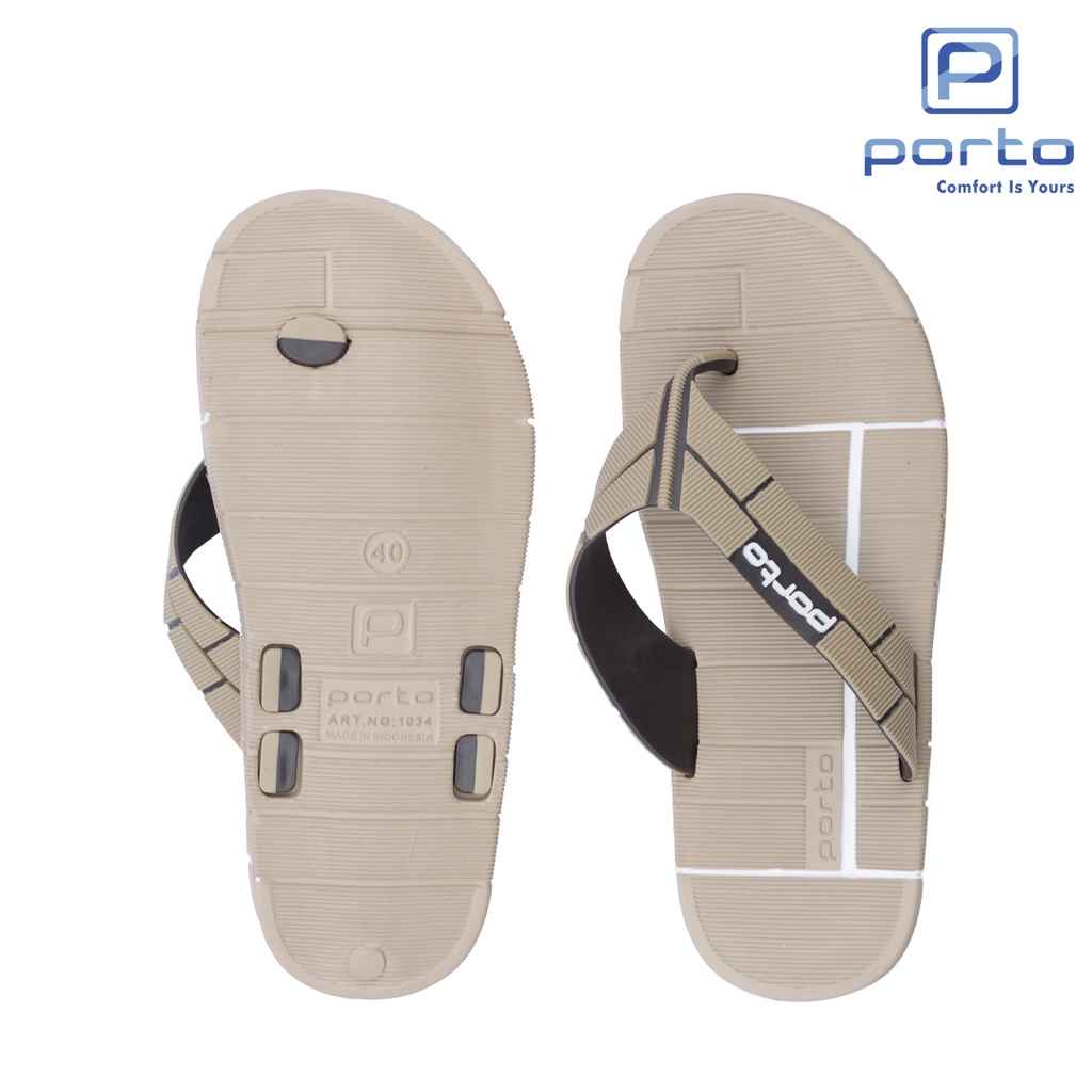 1034L - Porto Leveling Sandal Jepit Wanita Sendal Rumah Santai Original Nyaman Awet Anti Slip