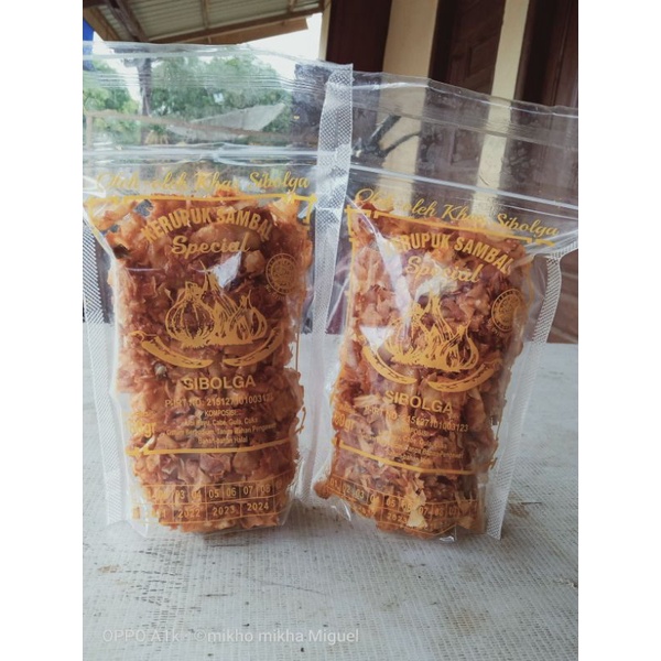 

keripik sambal teri sibolga