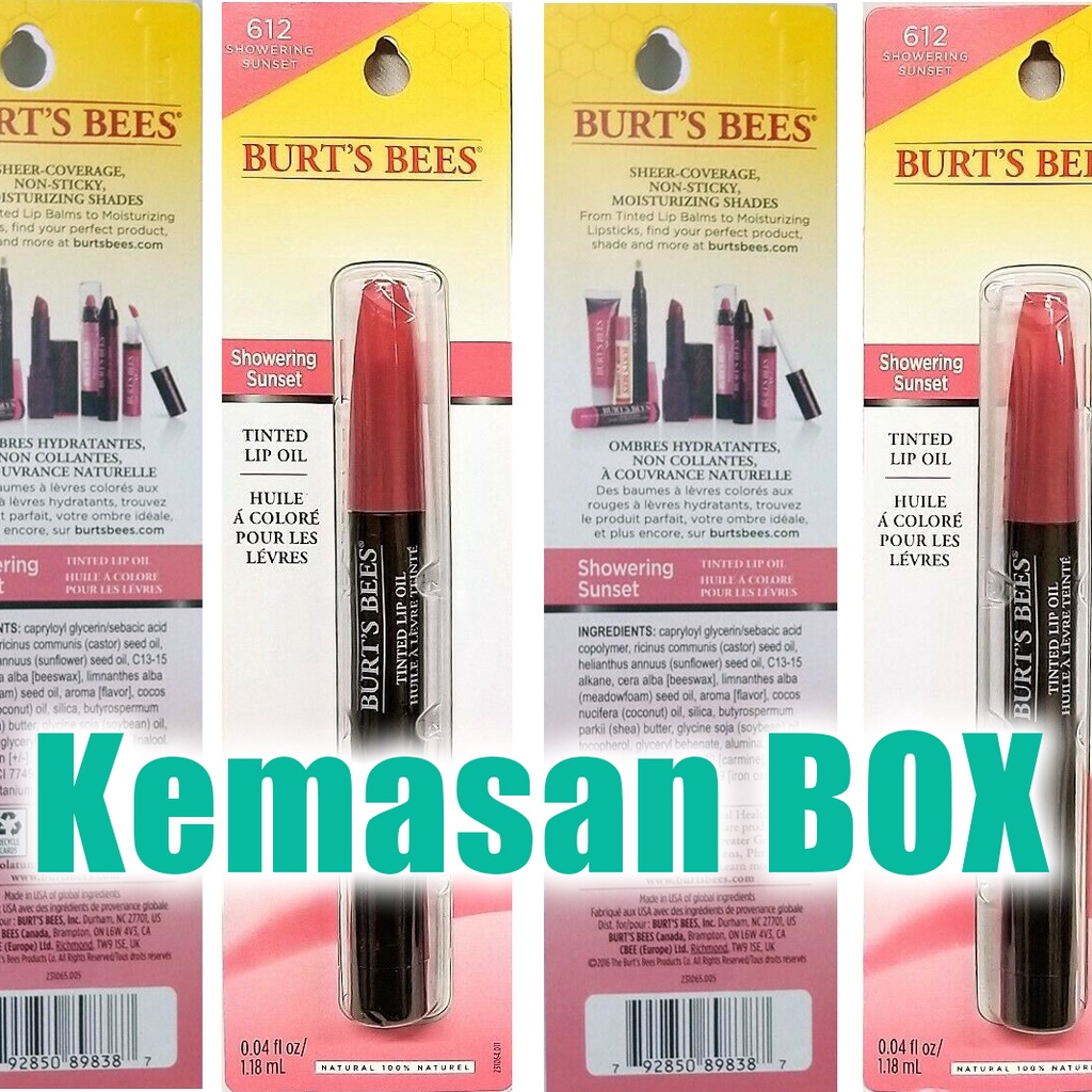 Burt's Bees Tinted Lip Oil original burt burts balm color colour warna