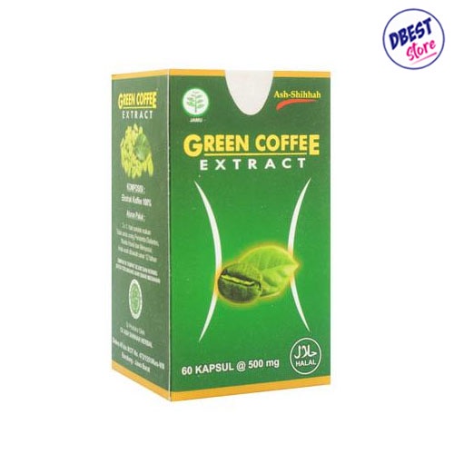 [BISA COD] PROMO MURAH!! Green Coffe Extract Kopi Hijau Kapsul Pembakar Lemak Penahan Nafsu Makan - 60Kapsul + G