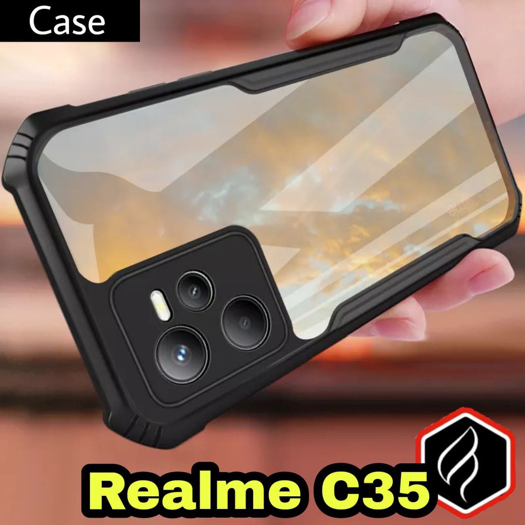 PROMO Case Realme C35 C31 Narzo 50A Prime Narzo 50i Narzo 50A Softcase Armor Shockproof Fushion Case Transparan