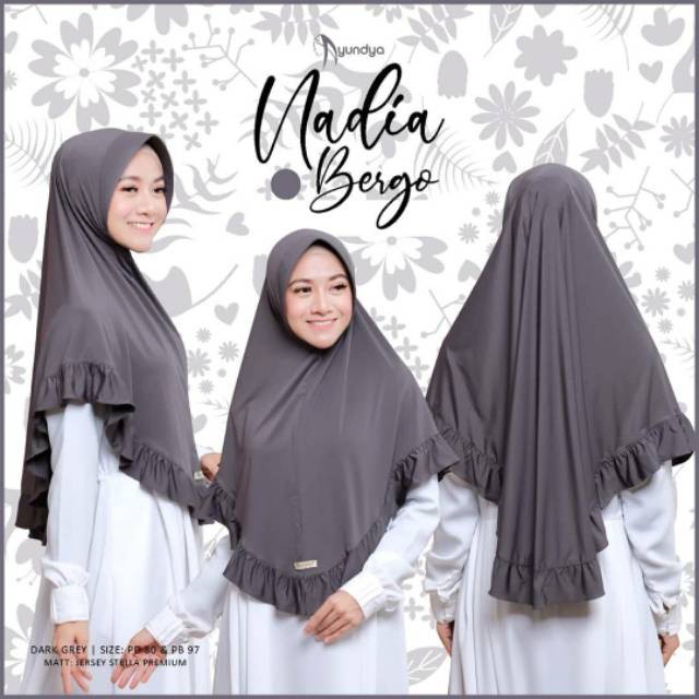 KHIMAR INSTAN AYUNDYA NADIA BERGO