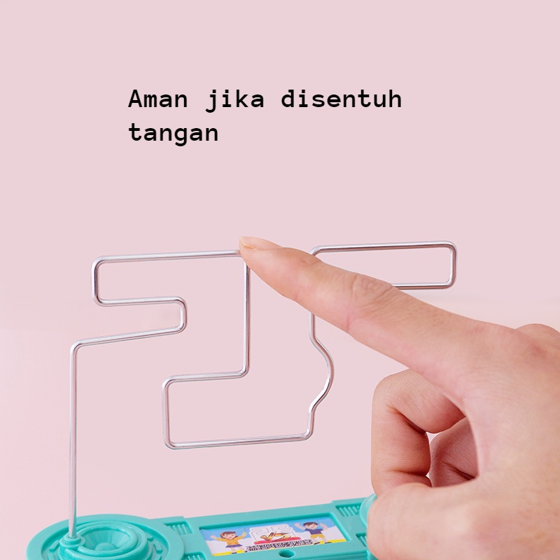 Mainan Edukasi Anak Kawat Alur Maze FREE BATRE bunyi kalau kena &quot; SENSOR &quot;
