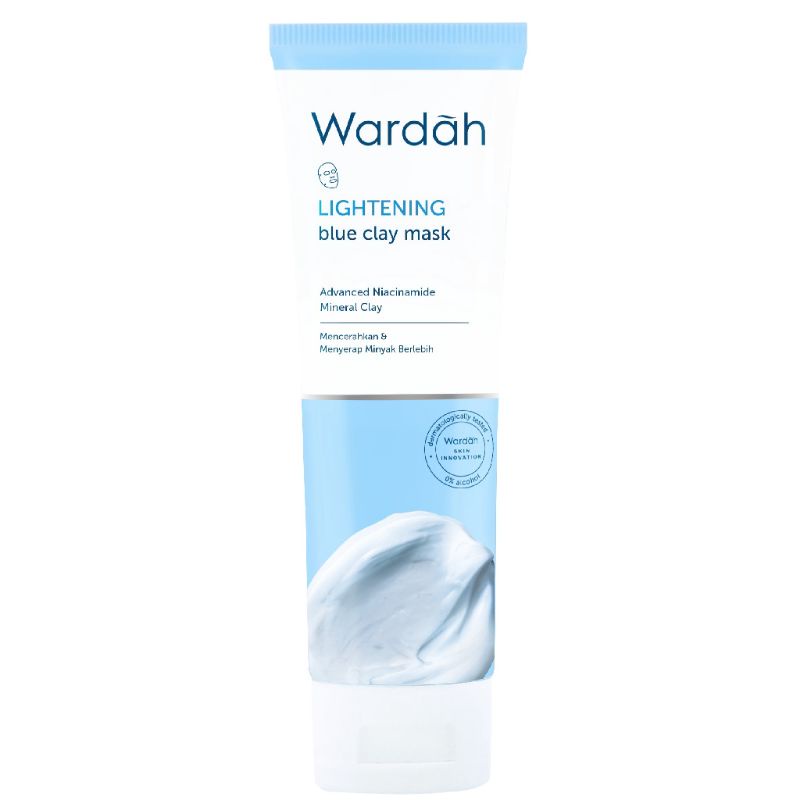 Wardah Lightening Blue Clay mask