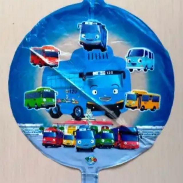 2 BIJI Balon Foil GAS TAYO Dobel isi termurah – Mainan Balon Parasit TAYO DobeL ISI - BALON ULTAH