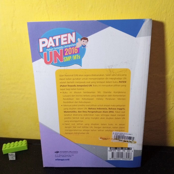 paten paket terpadu jempolan UN 2016 SMP MTS sesuai kisi-kisi UN