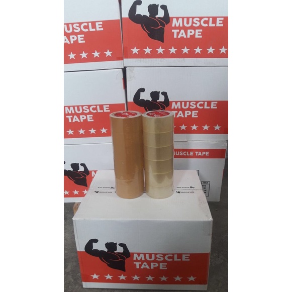 

PEREKAT-PENGIKAT- LAKBAN MUSCLE 2INCH 90YARD TEBAL 45MICRON (LEBIH TEBAL) -PENGIKAT-PEREKAT.