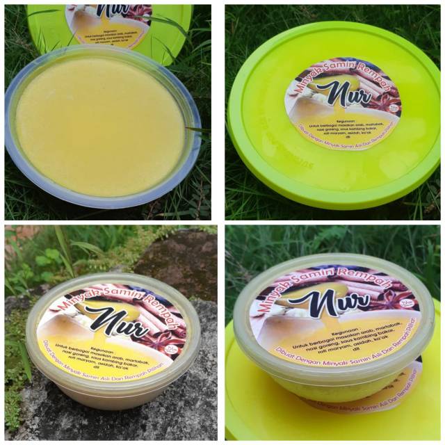 

MINYAK SAMIN REMPAH "NUR" MINYAK NABATI PADAT 500 GR / 175 GR