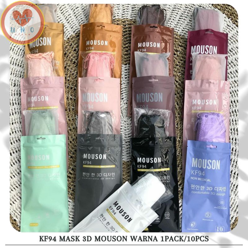 KF94 MASK 3D MOUSON 1PACK ISI 10PCS ADA EMBOS MOUSON