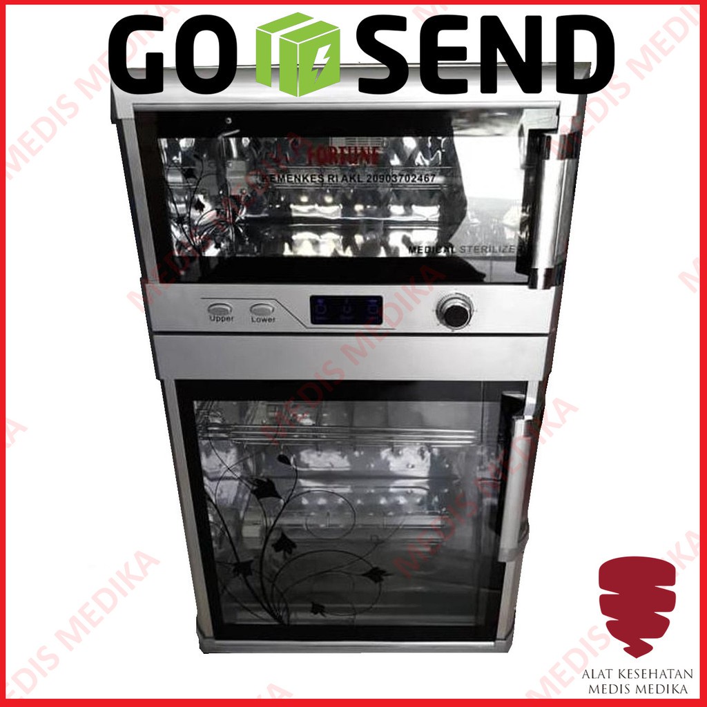 Gojek Only Sterilisator Kering Fortune 2 Pintu Alat Sterilizer EA001