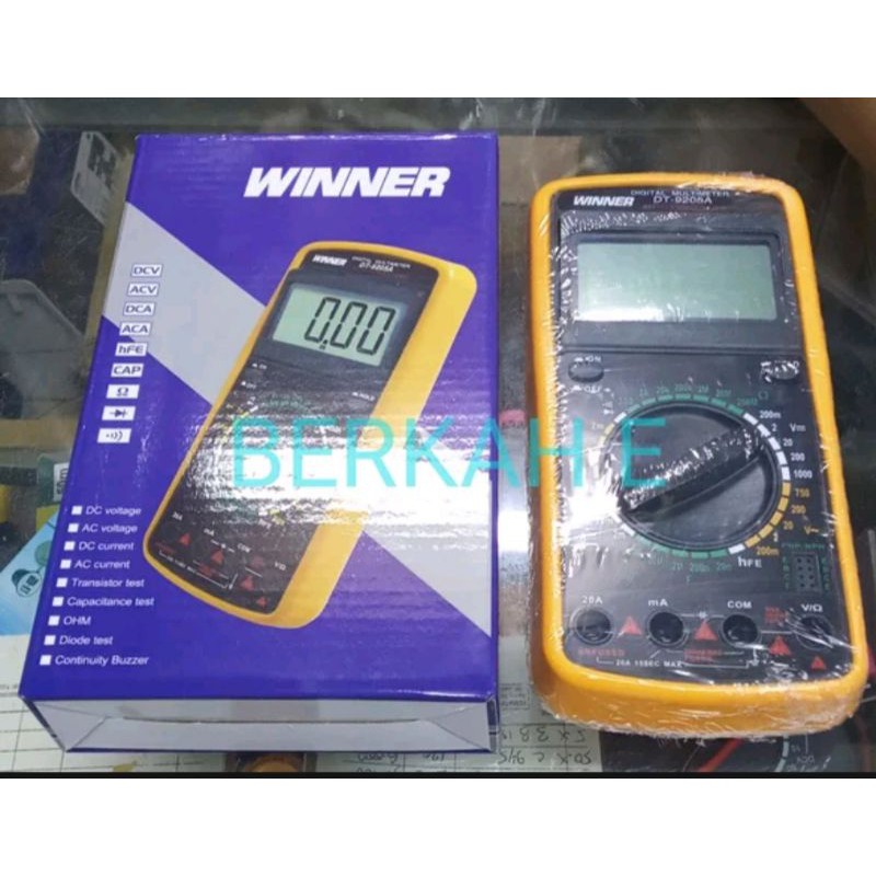 Digital Multimeter Multitester Avometer WINNER DT-9205A