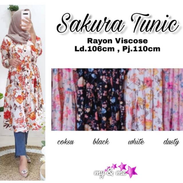Baju wanita SAKURA TUNIK