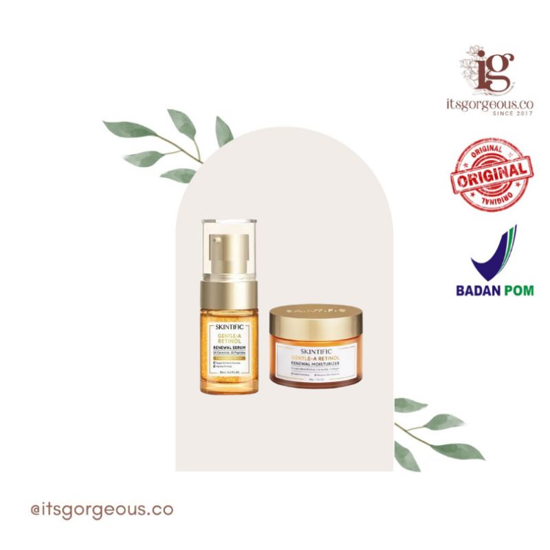 SKINTIFIC RETINOL SERUM & SKINTIFIC RETINOL MOISTURIZER