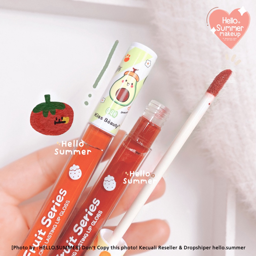 𝐌𝐀𝐓𝐓𝐄 𝐋𝐈𝐏𝐒𝐓𝐈𝐂𝐊 - Dreamy Fruit Series Longlasting Matte Lipstick Matte Lipgloss KBEAUTY