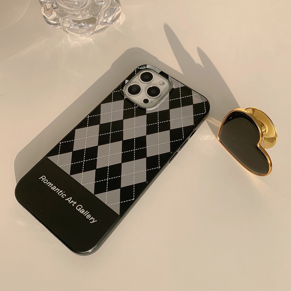 Ins Soft Case Silikon Motif Papan Catur Retro Untuk Iphone 14 7 8 SE2020 7 + 8 PLUS 11 12 13 Mini PRO MAX