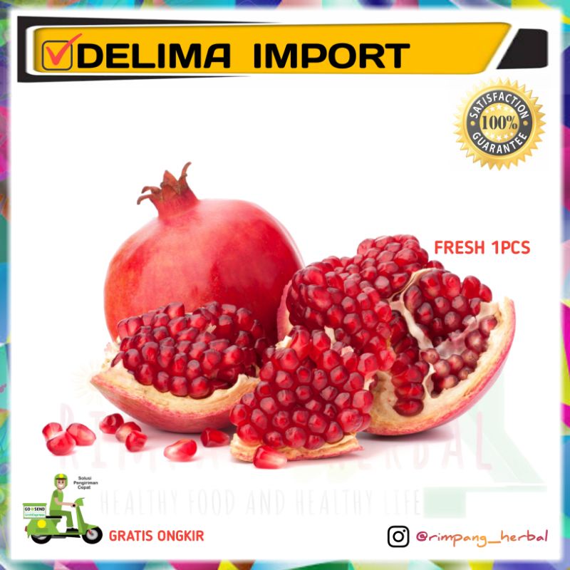 Delima | Delima merah | Buah segar | Bergaransi