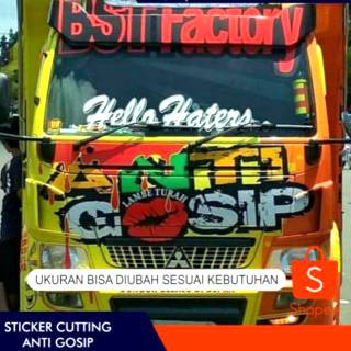 STICKER CUTTING  TRUCK STIKER TRUK  DYNA  RHINO CANTER 