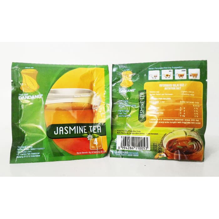 

Promo Jasmine Tea Teh Celup Cap Dandang Teh Dandang Sachet Berkualitas