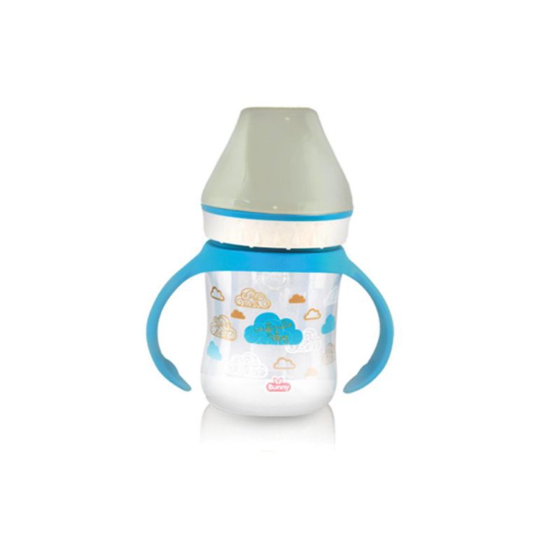 Lusty Bunny Botol Susu Wide Neck Dengan Pegangan 125ml Lusty Bunny Wide Neck Bottle With Handle