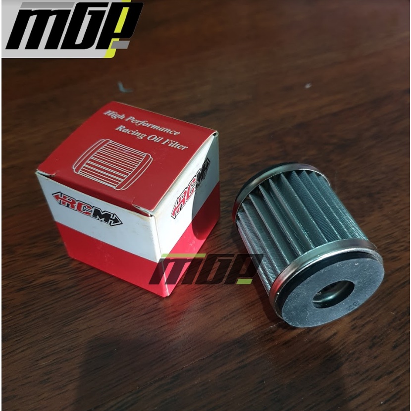 FILTER SARINGAN OLI RACING RCM BUKAN KTC STAINLIS STAINLESS JUPITER Z Z1 VEGA ZR XMAX XABRE JUPITER 