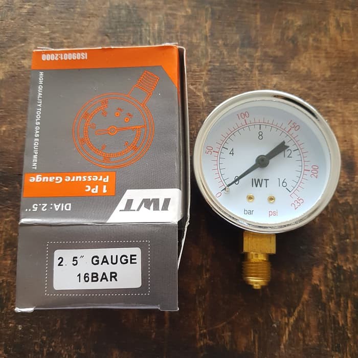 Pressure Gauge Kompresor IWT