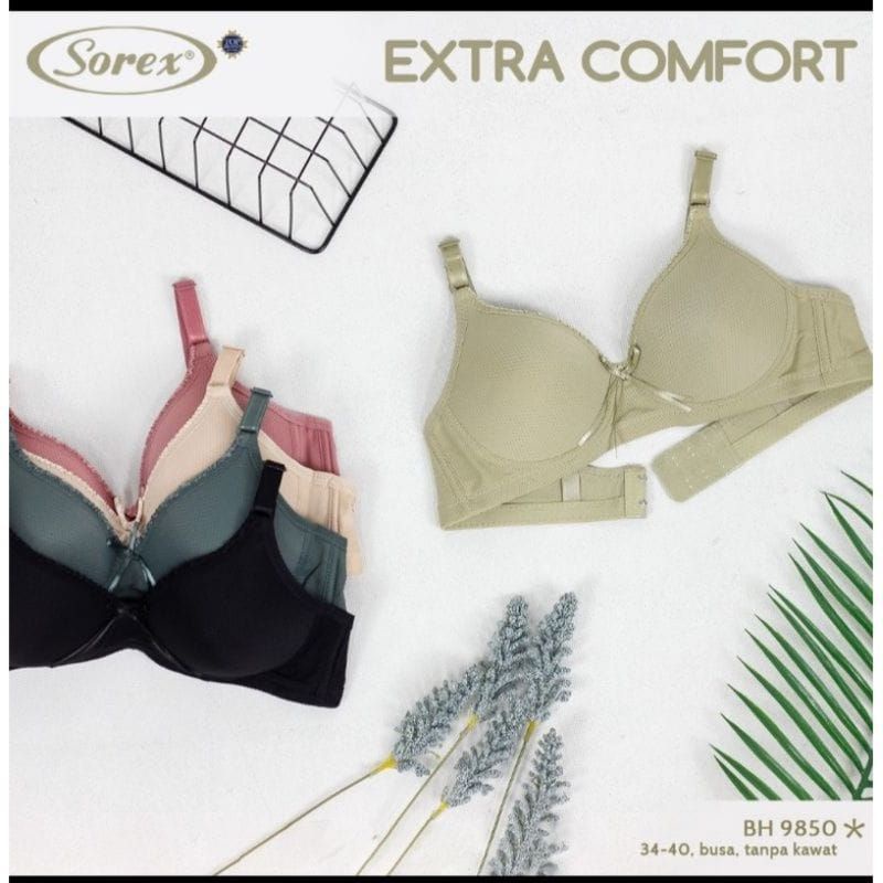 SOREX Bra Extra Comfort 9850 Busa Tanpa Kawat