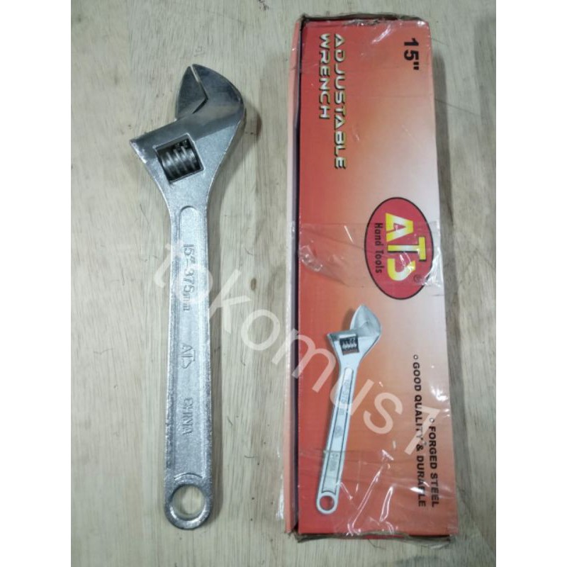 KUNCI INGGRIS 15 INCHI/ADJUSTABLE WRENCH-ATS