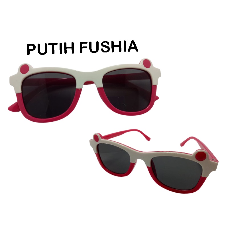 Kacamata Anak Bulat Anti UV Style Korea Kacamata Hitam Anak Retro Boboho Cewek Cowok Laki Perempuan KidsSunglasses Classic Sunnies