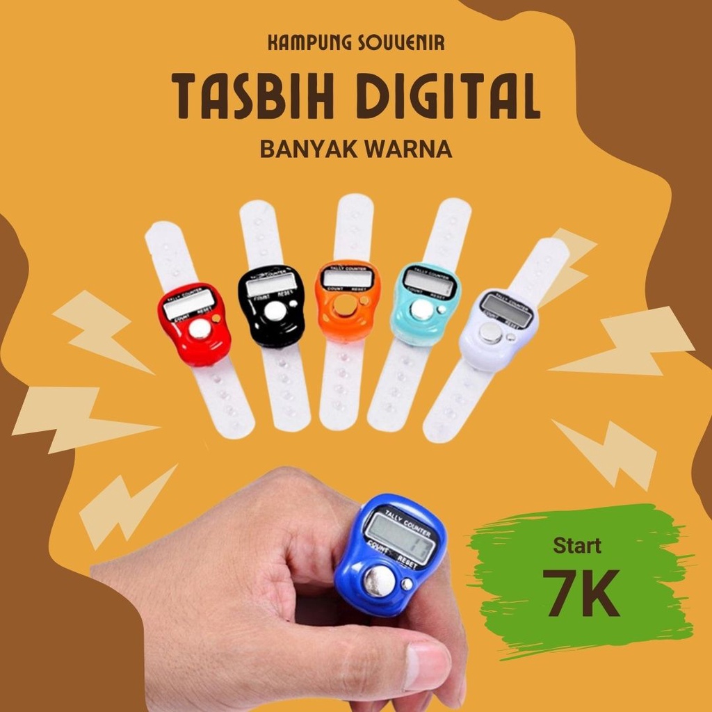 Tasbih Digital Murah LED Penghitung Zikir Terbaik Ks
