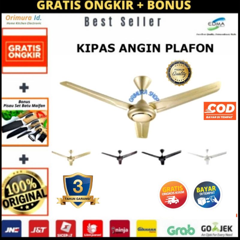 MT Edma - Edma Kipas Angin Plafon Dekoras Tornadoi 54in - Wall Control