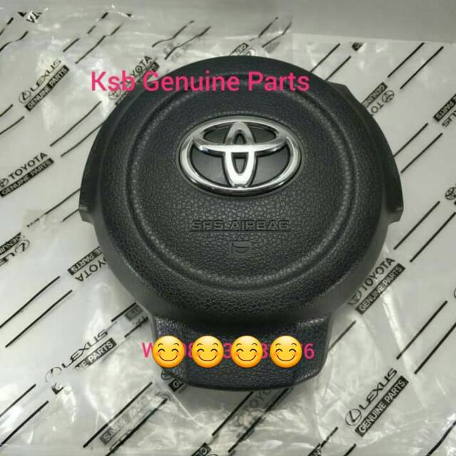 Cover AirBag Stir Agya Toyota Original Air Bag Penutup Klakson Asli