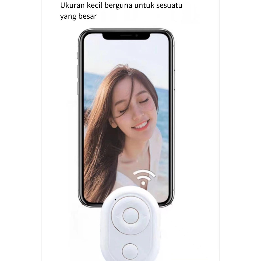 REMOTE SHUTTER KAMERA ANDROID &amp; IOS REMOTE SELFIE TOMBOL NARSIS M3 MINI BLUETOOTH SMART PHONE