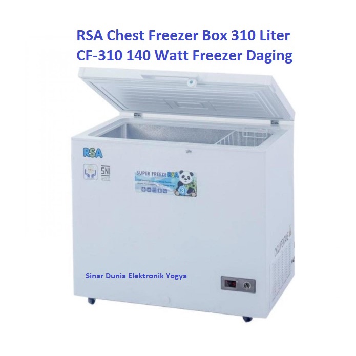 RSA Chest Freezer 310 Liter Freezer Box CF 310 CF-310 Cooler Box CF310