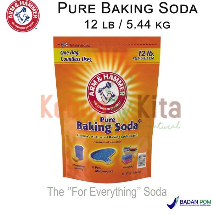 

Arm and Hammer Pure Baking Soda Pouch 5.44 Kg ---NEW---