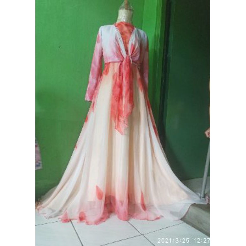 dress sifon outer preloved