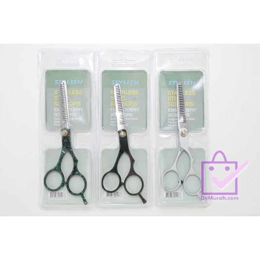 

SKU 0289 Gunting Sasak Gerigi Stylish Stainless Steel Scissors