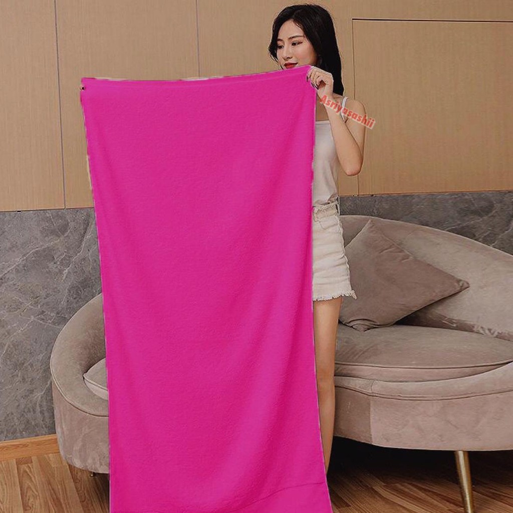 Handuk Mandi Hotel Premium 70x140 Polos Pink Termurah Terlaris