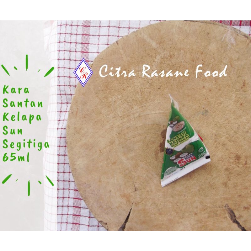 

Kara Santan Kelapa Sun Segitiga Kerucut TCA 65ml Santan Kara Siap Pakai