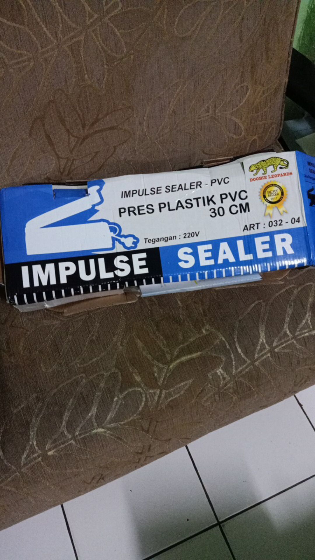 Body Besi Besar Impulse Alat Perekat Sealer Press Plastik 30 Cm Trafo