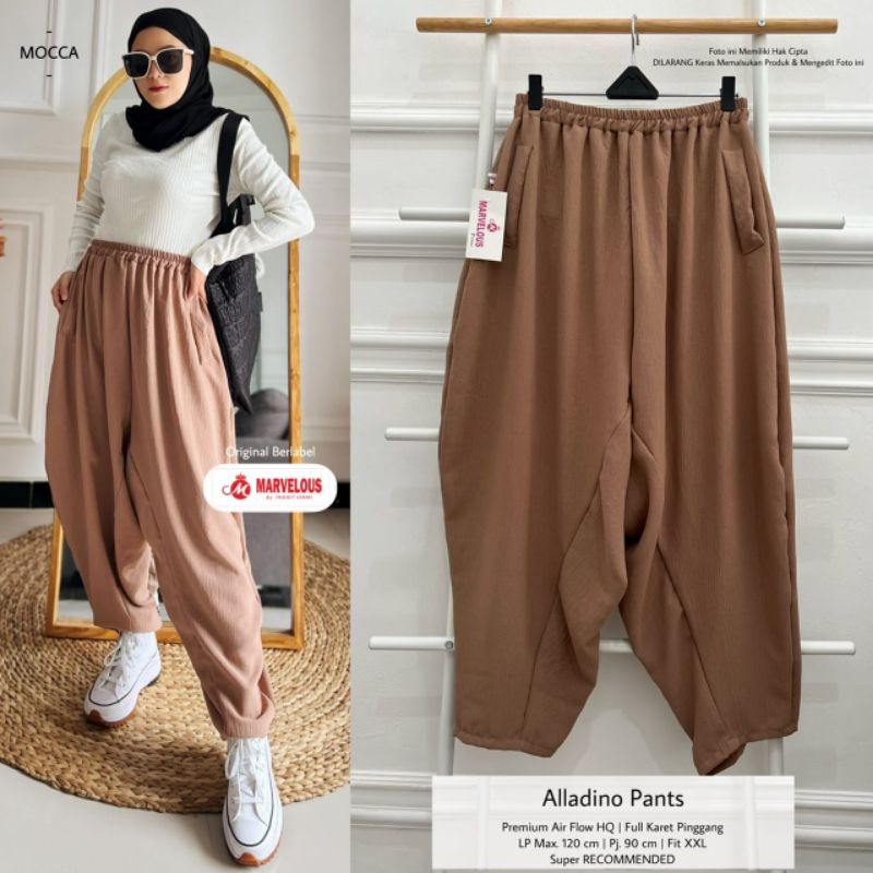 Celana baggy wanita rekomended / Alladino pants by marvelous / celana baggy wanita modern