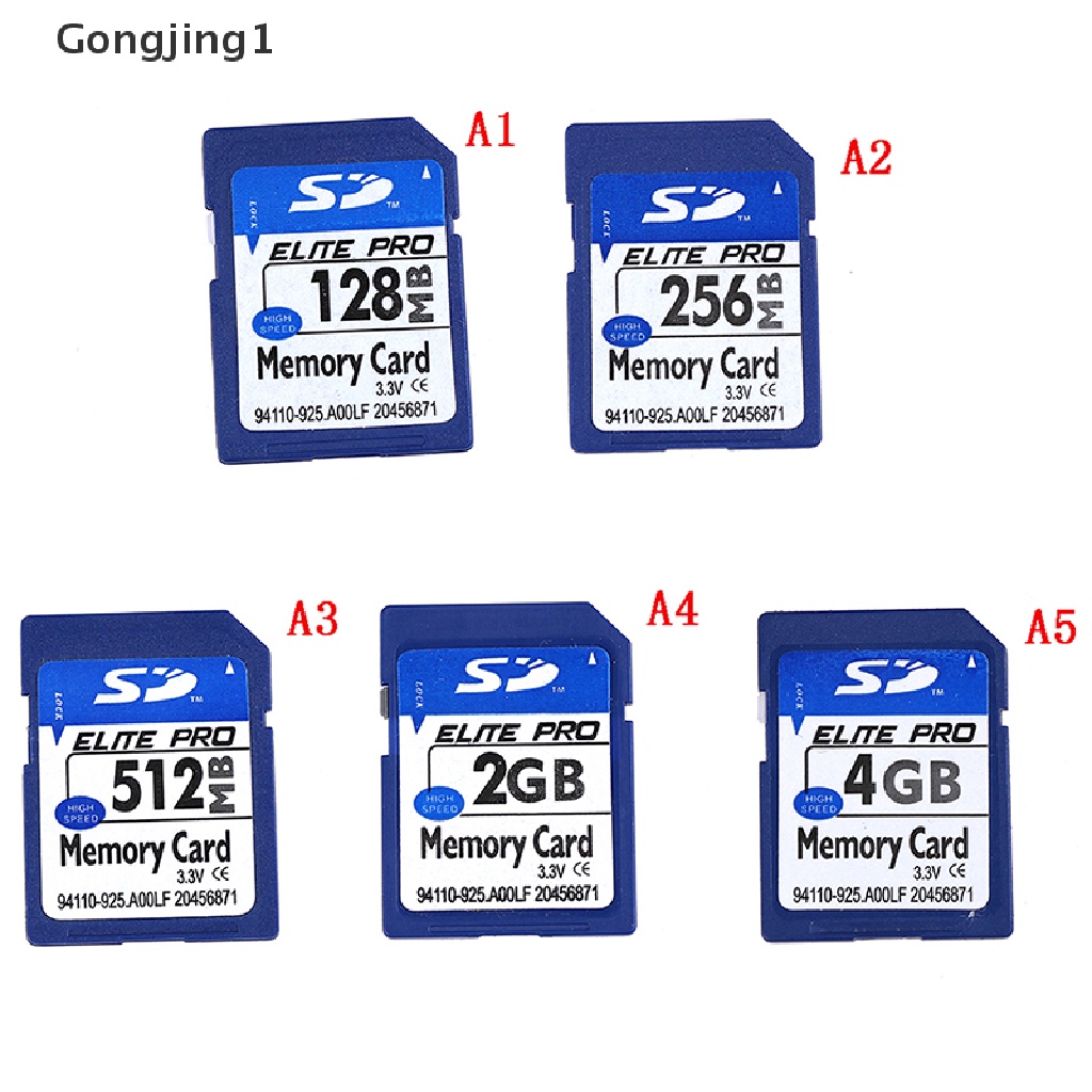 Gongjing1 Memory Card Sd Digital 128mb 256mb 512mb 2gb