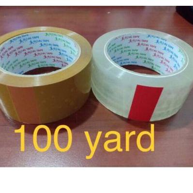 

Flash Sale|SQ34|6 ROLL / 1 SLOOP LAKBAN GOAL TAPE 2 INCH 48 MM X 100 YARD TEBAL LEM 23 MICRON