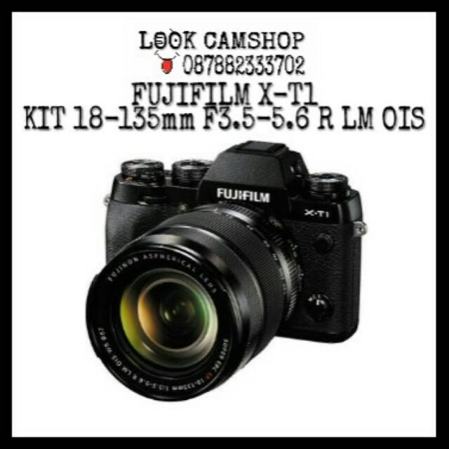 KAMERA MIRRORLESS FUJIFILM X-T1 XT 1 FUJI XT1 KIT 18-135mm F3.5-5.6 R LM OIS WR