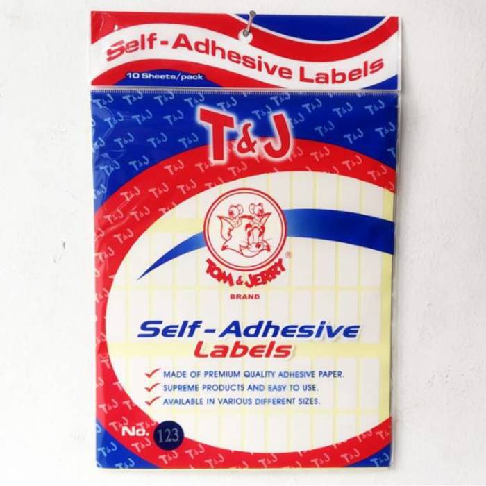 

LABEL STIKER TOM & JERRY NO.123