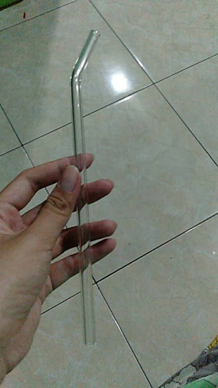 [promo] Sedotan Kaca Bengkok