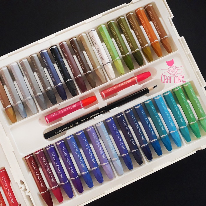 

Faber Castell Hexagonal Oil Pastel Crayon 72 Colours Color Warna