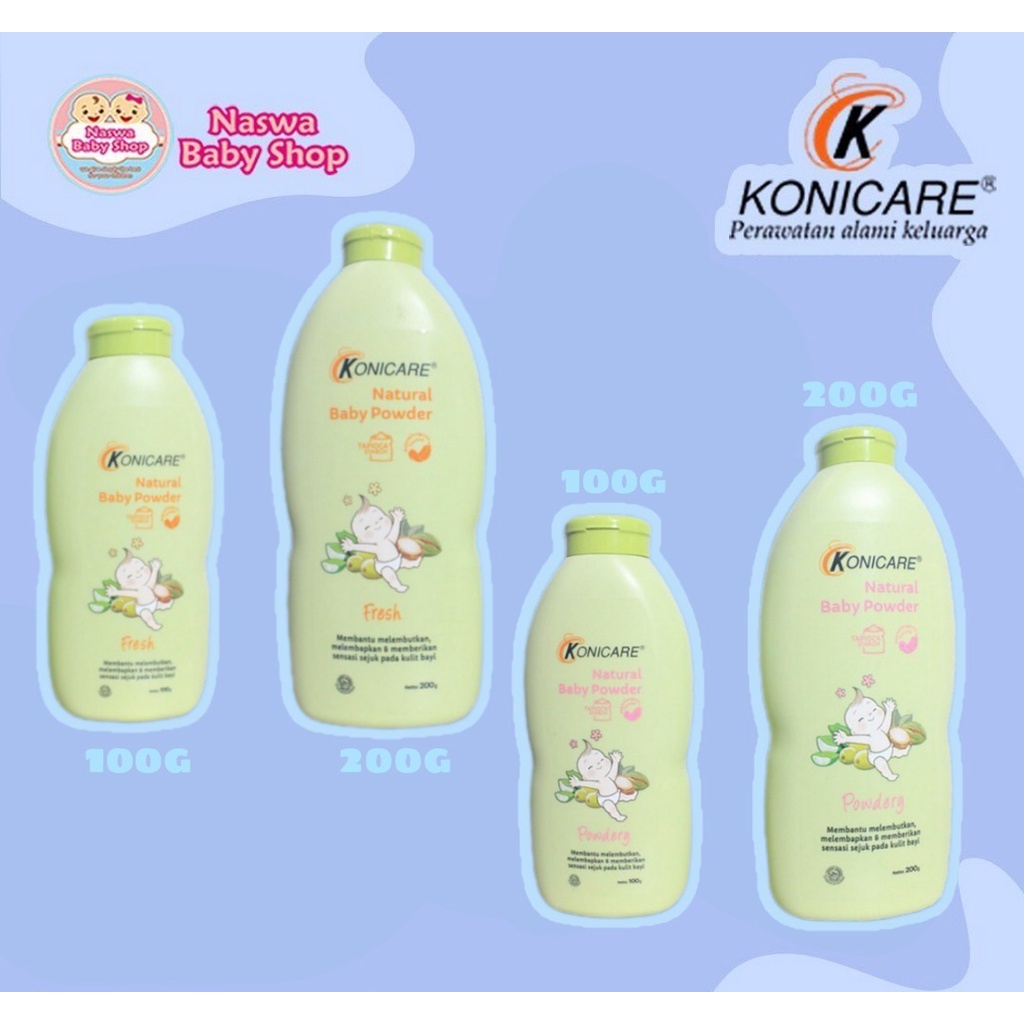 Jual Konicare Natural Baby Powder Fresh & Powdery 100g 200gr Shopee