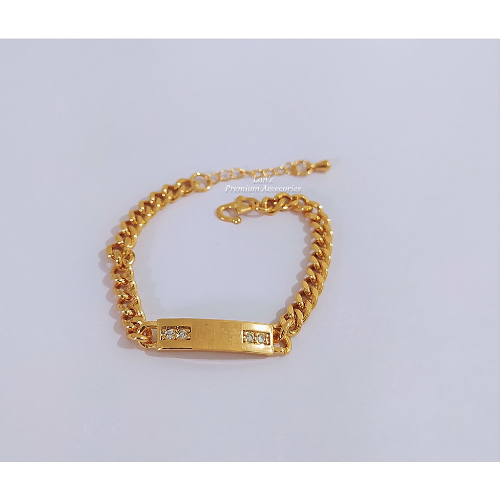 RB Gelang Rantai Medan Anak Titanium ( Random )